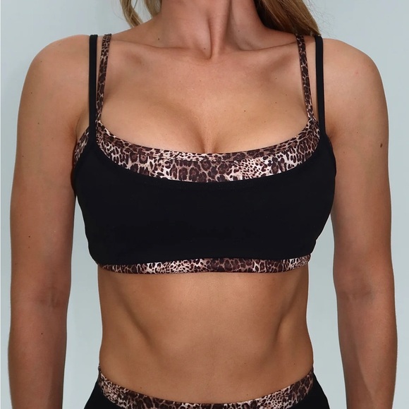 Liaison The Label Pants - LIASON THE LABEL WILDSIDE LAYERED BRA AND LEGGING